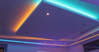 Натяжной потолок с подсветкой Нижний Тагил, цена от 2123 руб.
